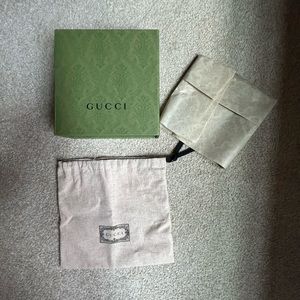 Authentic Gucci gift box with dust bag & tissue